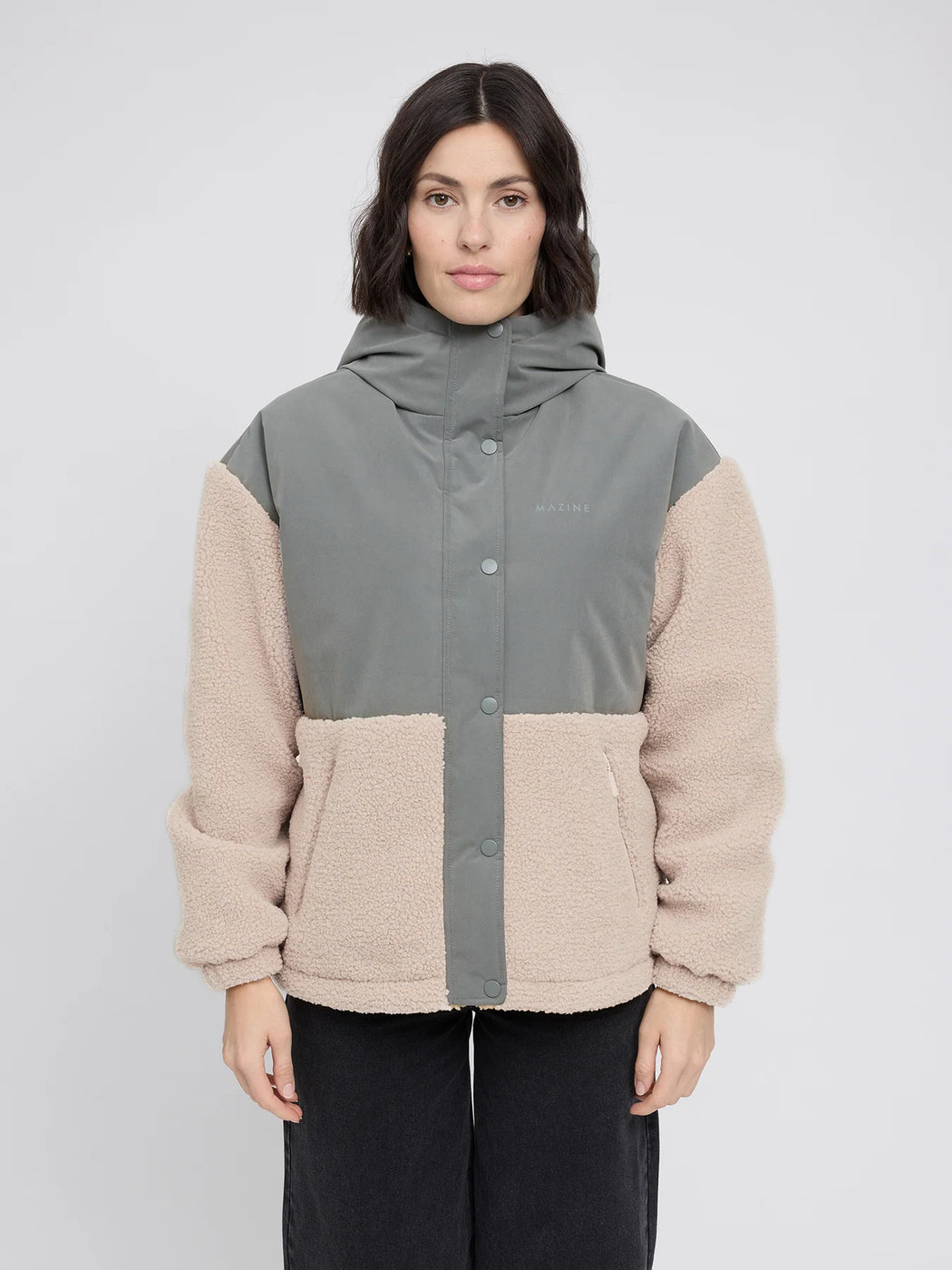 Fabric Blocking Jacket Damen von MAZINE – Bild 4