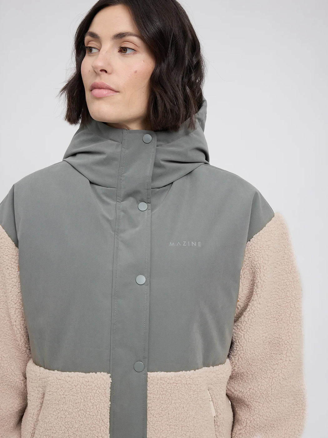 Fabric Blocking Jacket Damen von MAZINE – Bild 6