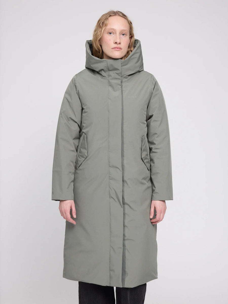 Wattierter Damen Long Coat von MAZINE – Bild 2