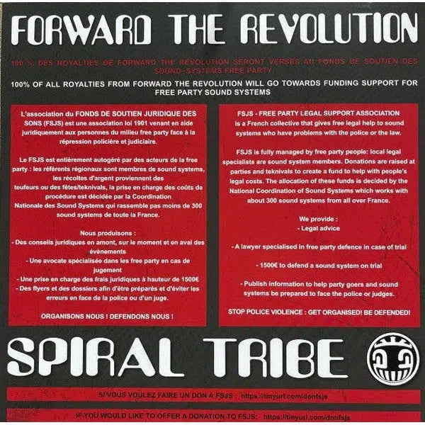 Spiral Tribe - Forward The Revolution 12" von Miscellaneous – Bild 2