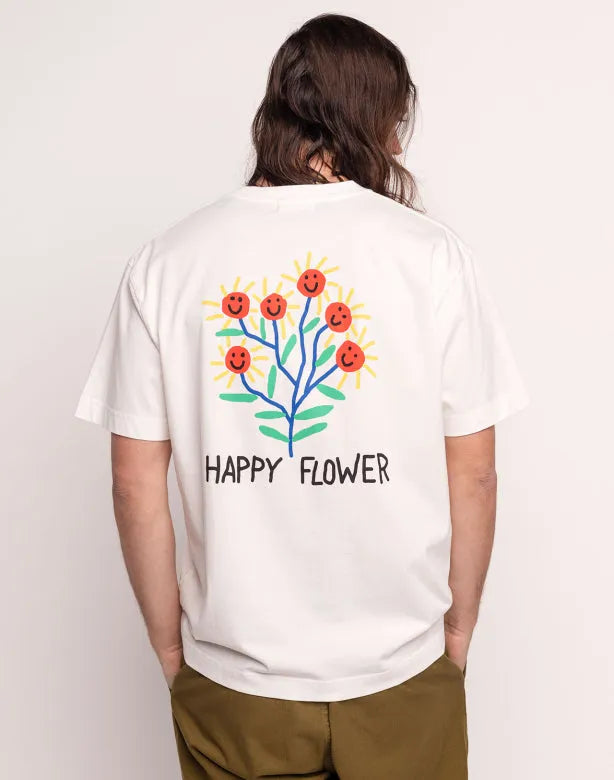 Herren T-Shirt Happy Flower von OLOW – Bild 2