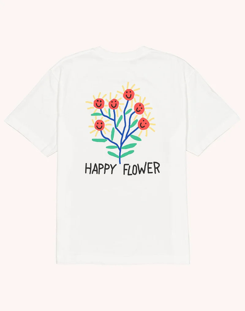 Herren T-Shirt Happy Flower von OLOW – Bild 4
