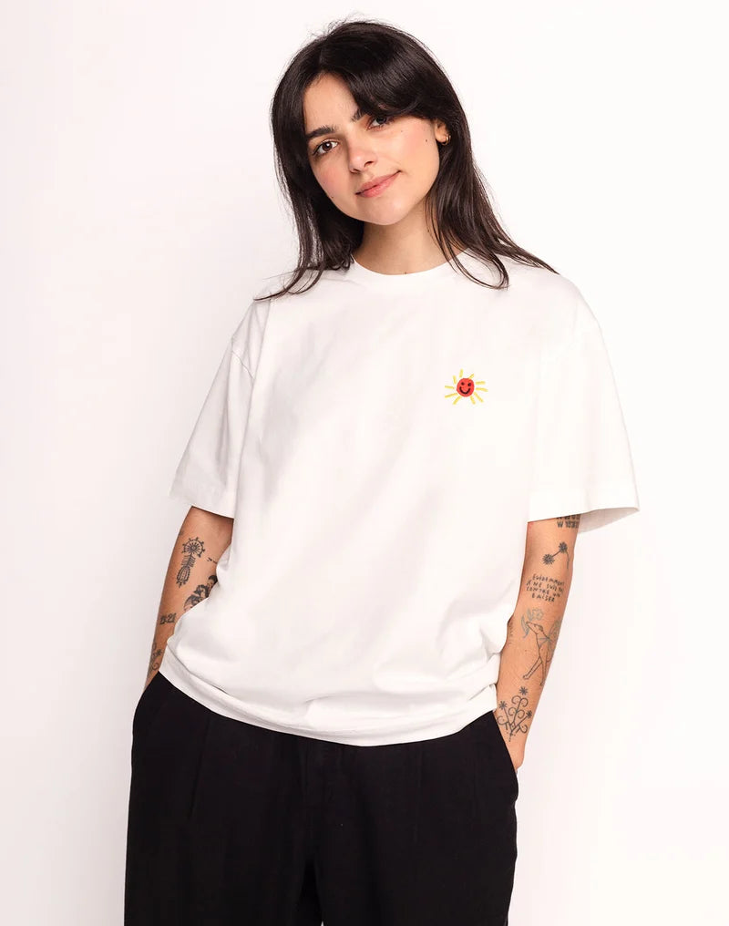 Herren T-Shirt Happy Flower von OLOW – Bild 5