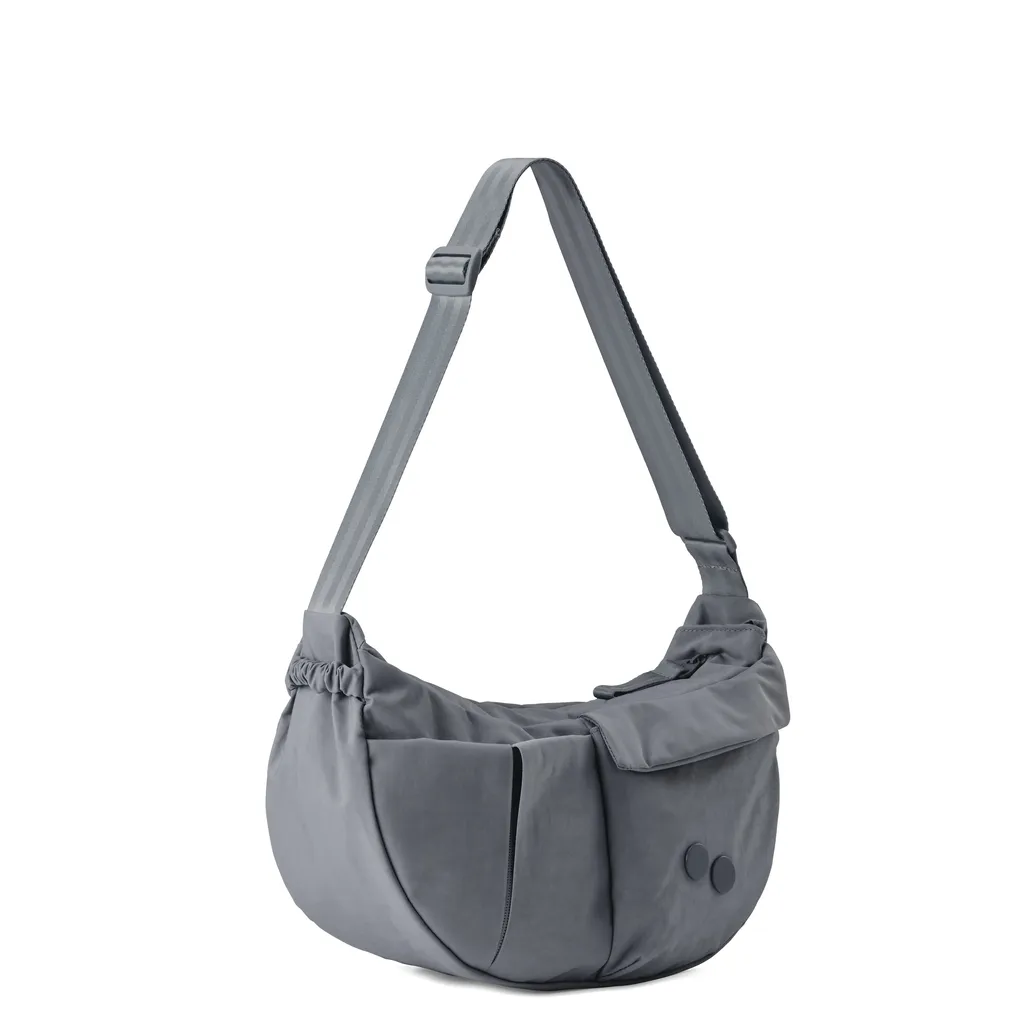 Tasche Krumm Medium Crinkle Grey von Pinqponq – Bild 2