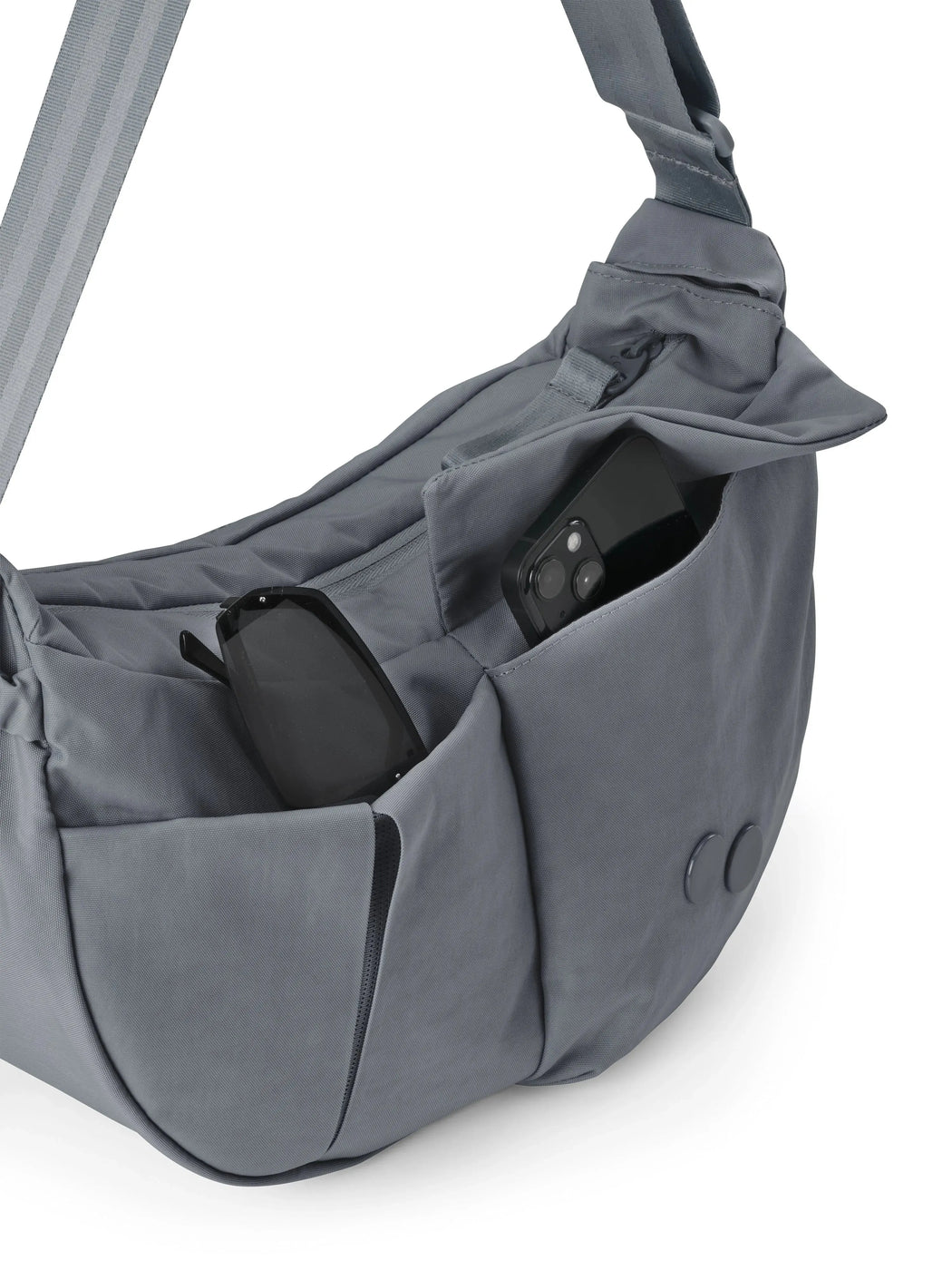 Tasche Krumm Medium Crinkle Grey von Pinqponq – Bild 4
