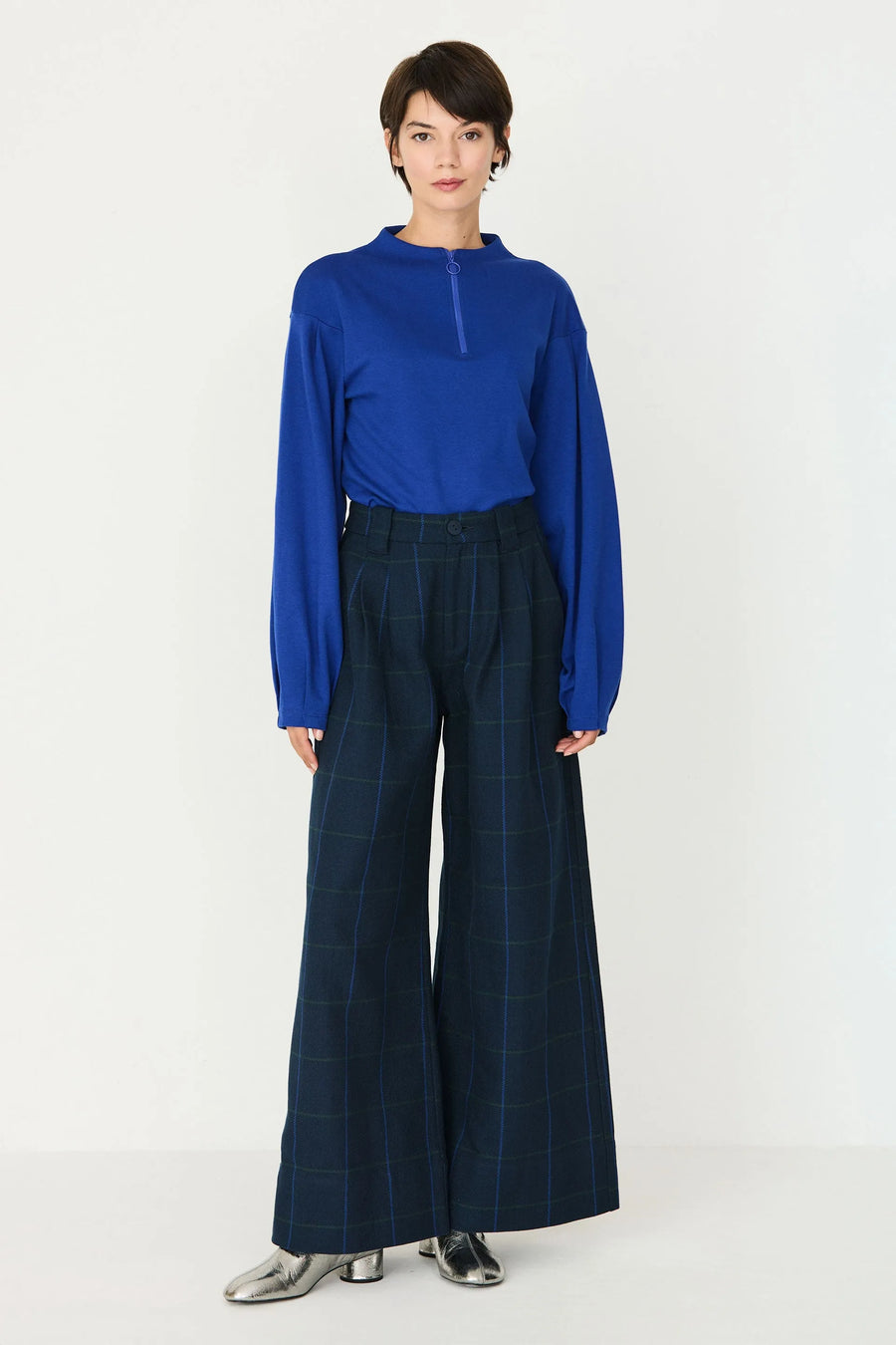 Damen Hose Nia Checks von SKFK – Bild 1