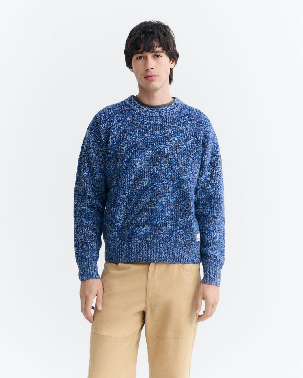 Herren Strickpullover Santos Blue von Thinking Mu – Bild 2
