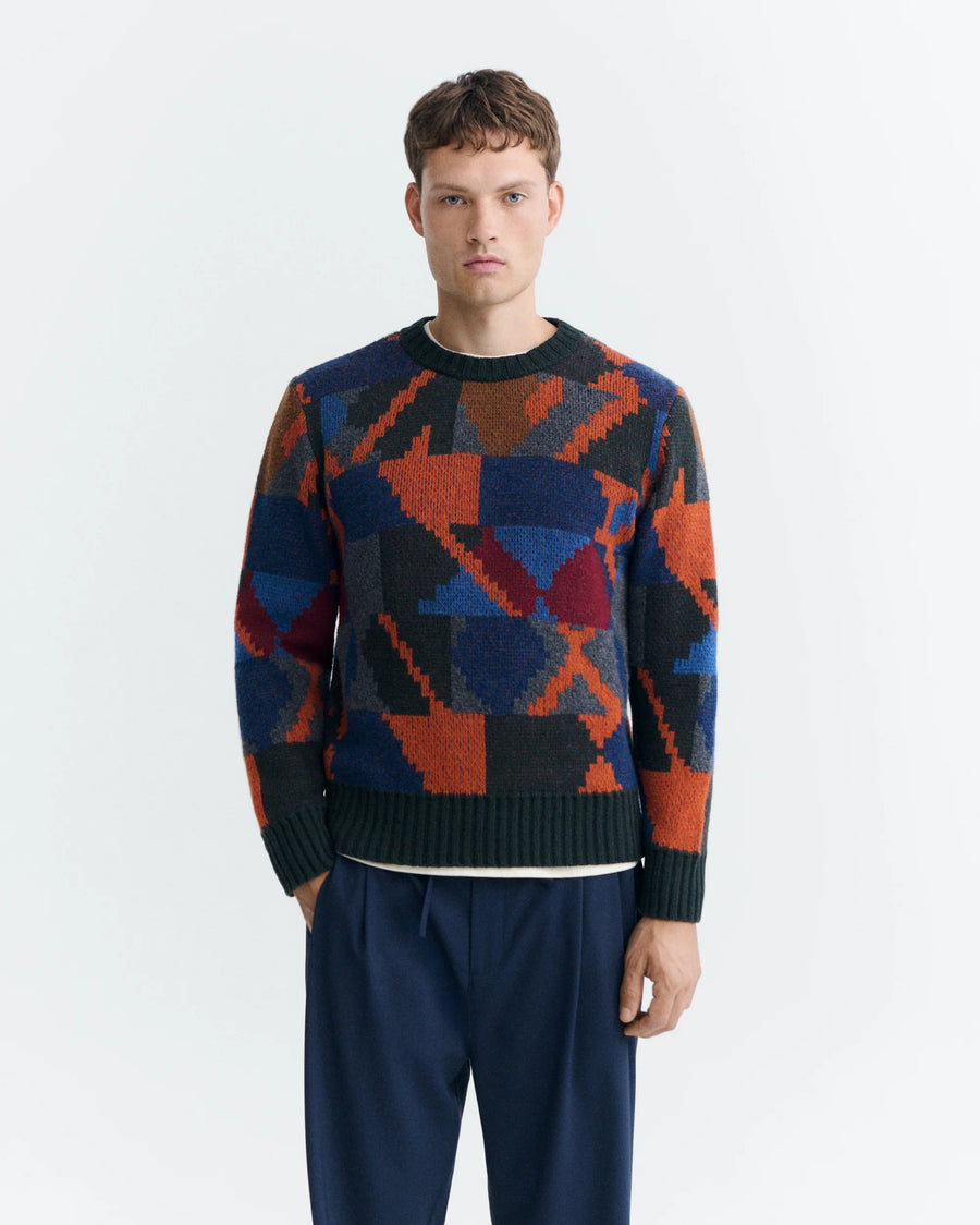 Strickpullover Pixel Matgi Herren von Thinking Mu – Bild 1