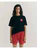 Sunny Black T-Shirt Damen mit Stickerei von Thinking Mu – Bild 5