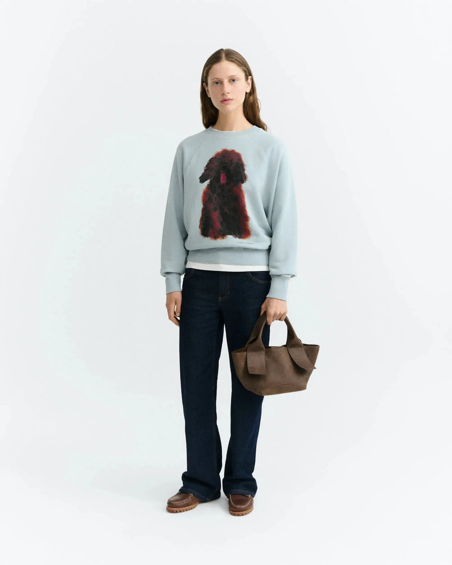 Sweatshirt Pet Portrait Bonnie Damen von Thinking Mu – Bild 2
