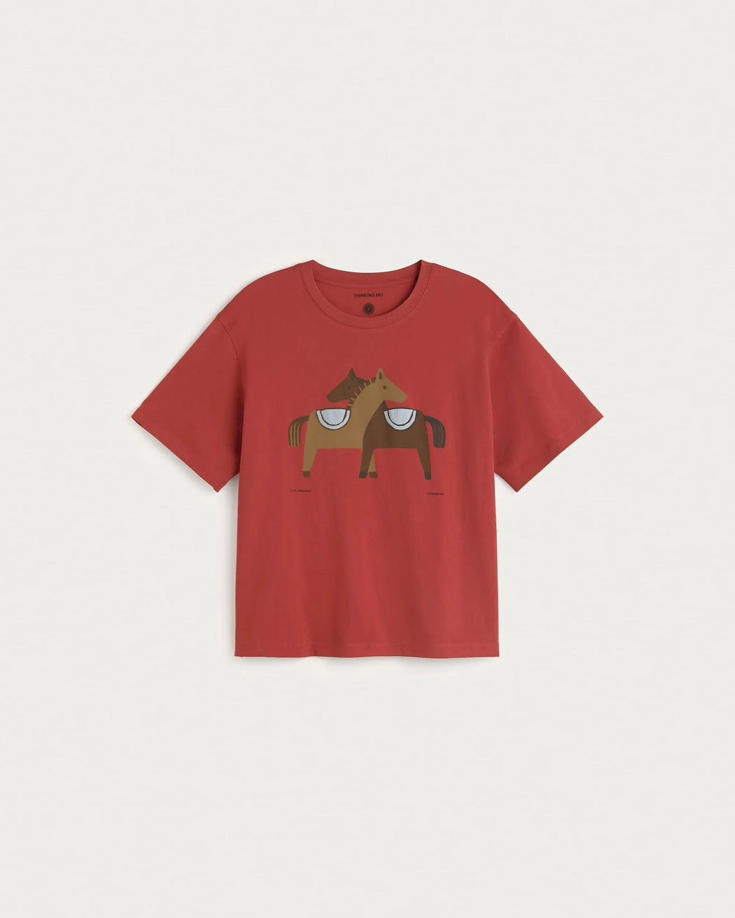 T-Shirt Horse Hug Damen von Thinking Mu – Bild 1